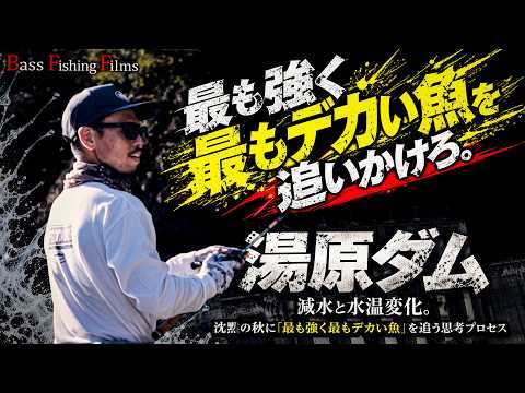 【湯原ダム攻略】減水と水温変化。沈黙の秋に「最も強く最もデカい魚」を追う思考プロセス